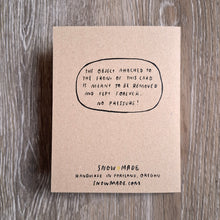 Load image into Gallery viewer, &quot;Wish You Were Here&quot; Cloud Wooden Magnet + Greeting Card
