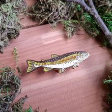 Load image into Gallery viewer, Trout Enamel Pin
