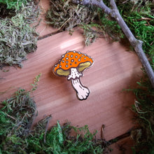 Load image into Gallery viewer, Amanita Mushroom Enamel Pin
