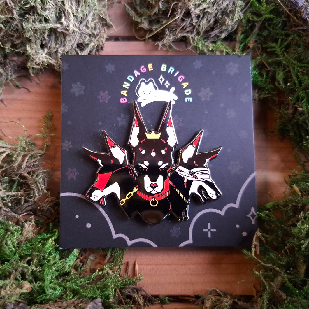 Cerberus Enamel Pin