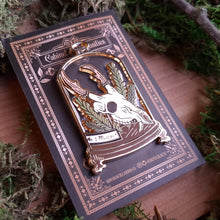 Load image into Gallery viewer, Muntjac Skull Curio Enamel Pin
