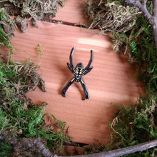 Load image into Gallery viewer, Orb Weaver Spider Enamel Pin
