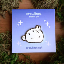 Load image into Gallery viewer, Big Round Bunny Enamel Pin
