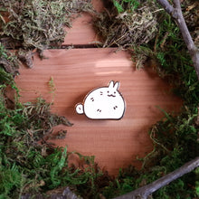 Load image into Gallery viewer, Big Round Bunny Enamel Pin
