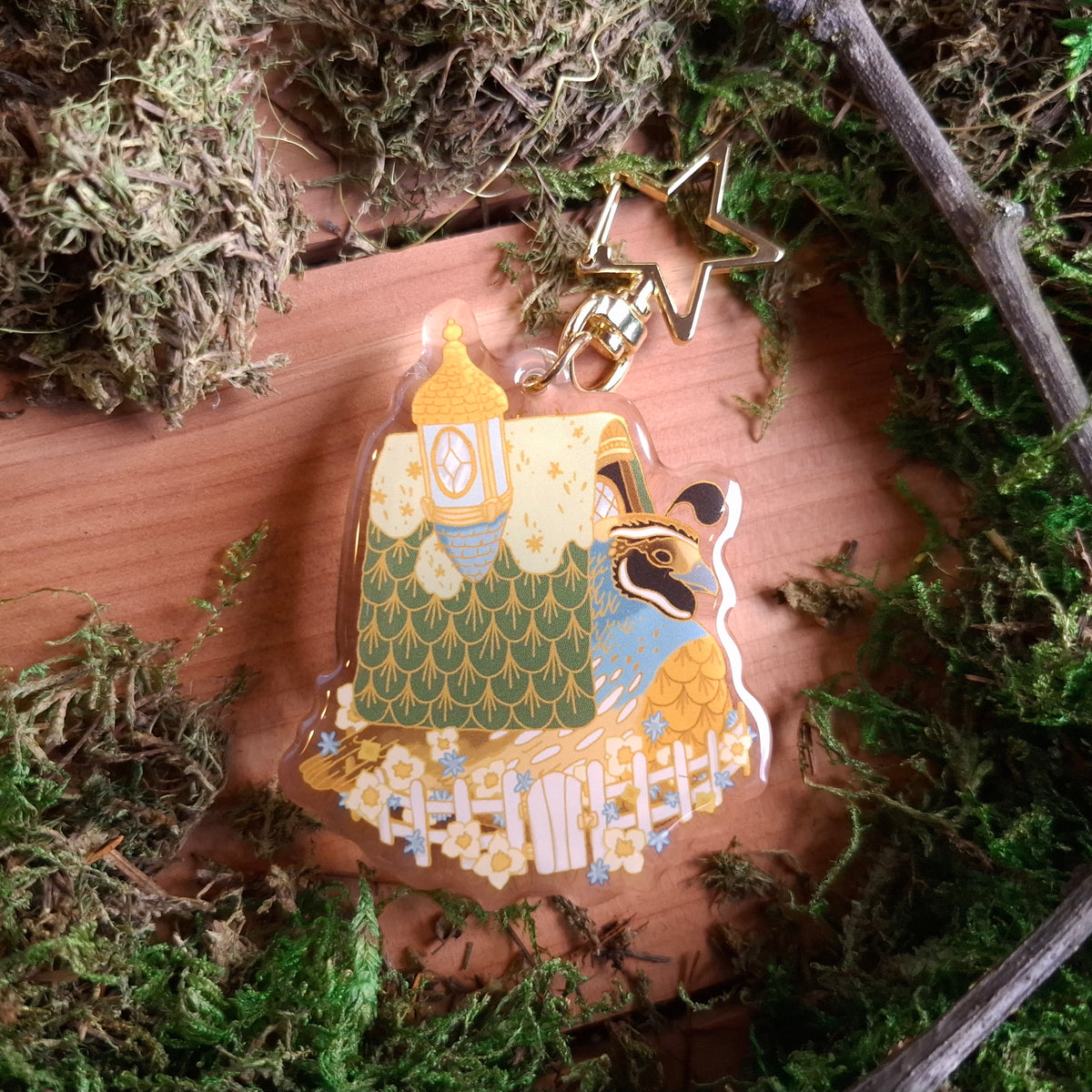 Quail House Keychain – Forager Vintage