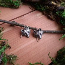 Load image into Gallery viewer, Fox Head Earrings

