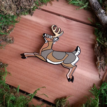 Load image into Gallery viewer, White Tailed Deer Enamel Pin
