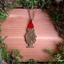 Load image into Gallery viewer, Brass Gnome Pendant
