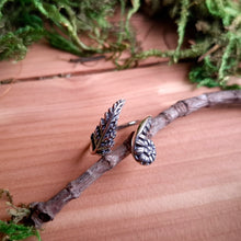 Load image into Gallery viewer, Sterling Silver Adjustable Fern Ring
