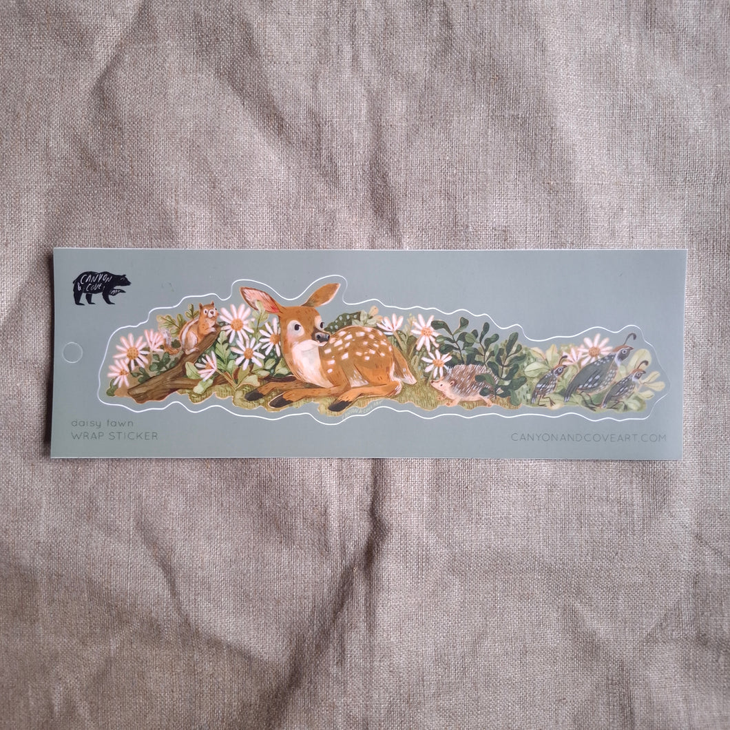 Woodland Fawn Vinyl Wrap Sticker