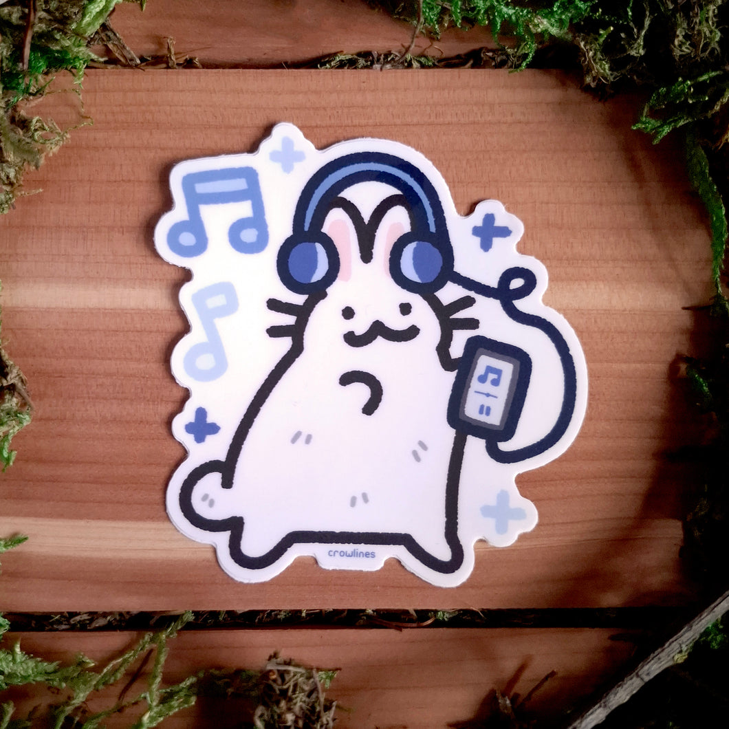 Beats and Bops Bunny Sticker