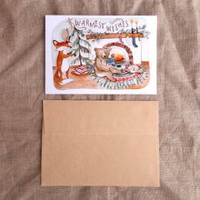 Load image into Gallery viewer, &quot;Warmest Wishes&quot; Greeting Card
