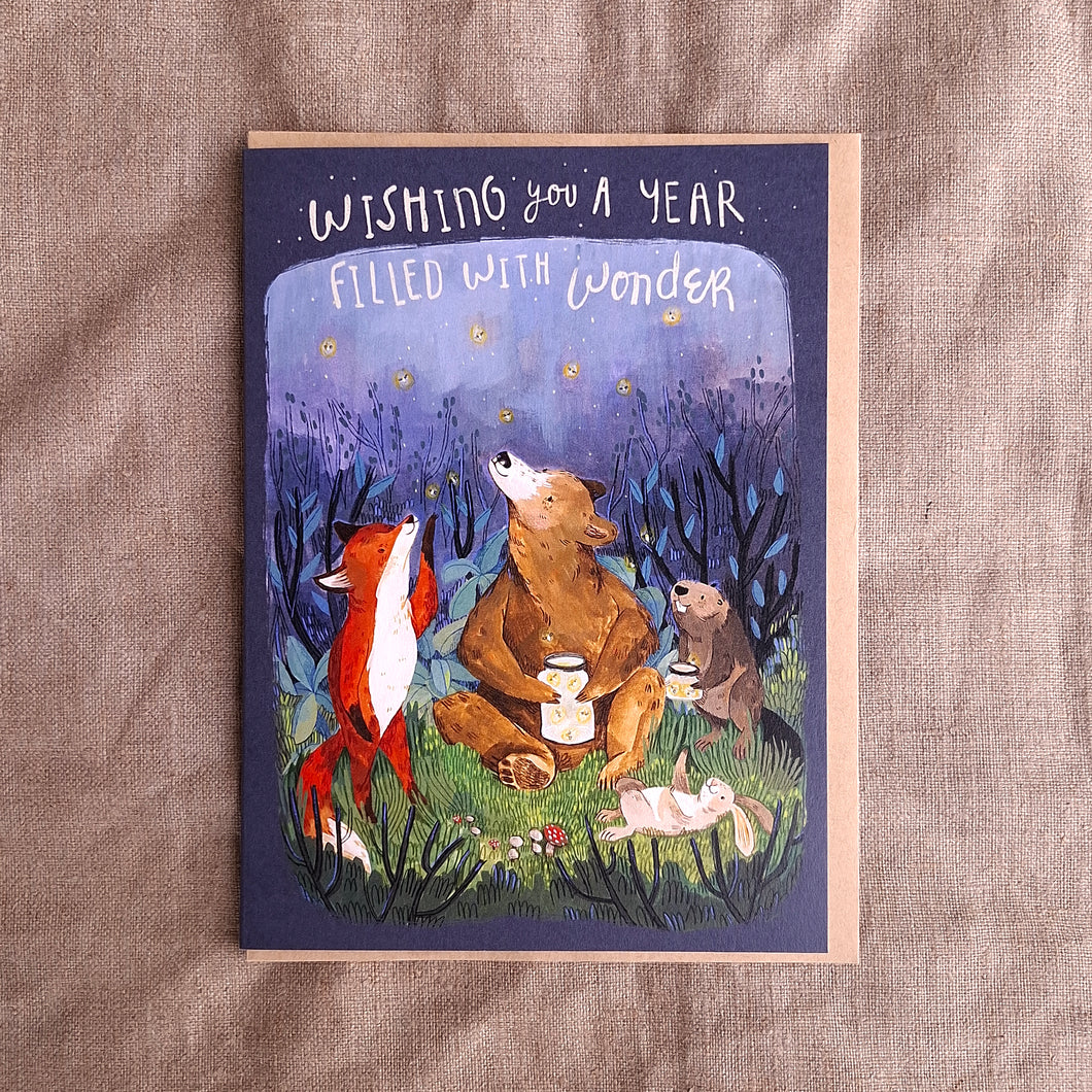 Firefly Night Greeting Card