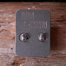 Load image into Gallery viewer, Sterling Silver Tiny Frog Studs
