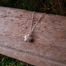 Load image into Gallery viewer, Tiny Silver Flower Vintage Locket
