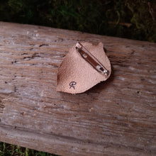 Load image into Gallery viewer, Acorn Leather Brooch
