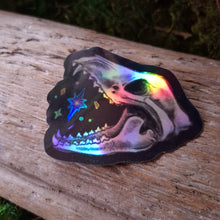 Load image into Gallery viewer, Thylacine Skull Vinyl Sticker
