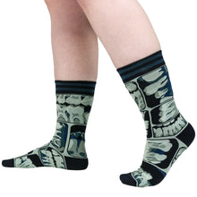 Load image into Gallery viewer, Teeth Xrays Crew Socks
