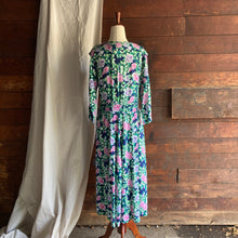 Load image into Gallery viewer, 90s Ruffled Floral Maxi Dress
