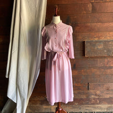 Load image into Gallery viewer, 70s Vintage Pink Polyester Prairie Dress
