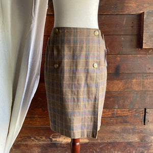 80s/90s Vintage Cotton Pencil Skirt