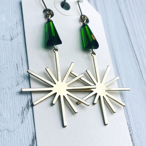 Emerald Twinkle Earrings