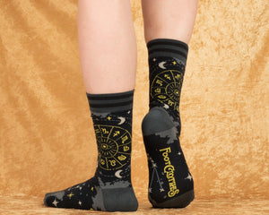 Astrology Sparkly Crew Socks