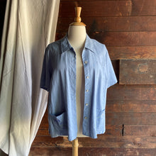Load image into Gallery viewer, 90s Vintage Plus Size Embroidered Chambray Dress and Shirt Set
