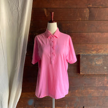 Load image into Gallery viewer, 90s Vintage Pink Polo Shirt
