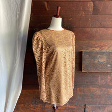 Load image into Gallery viewer, Vintage Homemade Golden Lace Tunic
