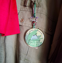 Load image into Gallery viewer, Anxiety Frog Keychain

