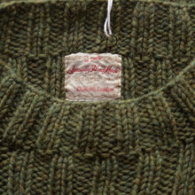 Load image into Gallery viewer, Homemade Knit Mossy Green Sweater
