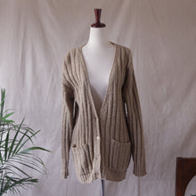 Load image into Gallery viewer, Slouchy Knit Deep V-Neck Cardigan
