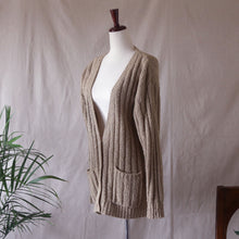 Load image into Gallery viewer, Slouchy Knit Deep V-Neck Cardigan

