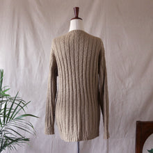 Load image into Gallery viewer, Slouchy Knit Deep V-Neck Cardigan
