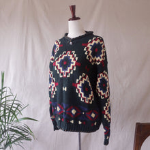 Load image into Gallery viewer, Chunky Knit Hand Embroidered Long Sweater
