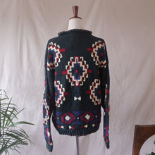 Load image into Gallery viewer, Chunky Knit Hand Embroidered Long Sweater
