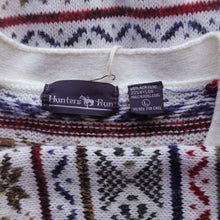 Load image into Gallery viewer, Chunky Knit Fuzzy Patterned Stripe Cardigan
