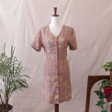Load image into Gallery viewer, Button-Front Shortsleeve Mini Dress
