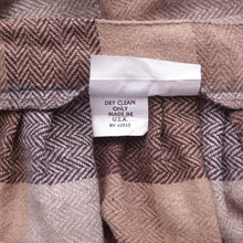 Load image into Gallery viewer, Brown Tweed Check Beige Mini Skirt
