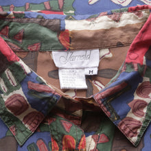 Load image into Gallery viewer, Patterned Silk Short Sleeve Shirt
