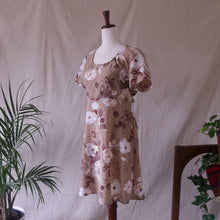Load image into Gallery viewer, Flared Short Sleeve Floral Mini Dress
