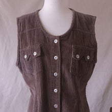 Load image into Gallery viewer, Olive Corduroy Button-Front Mini Dress
