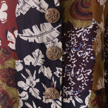 Load image into Gallery viewer, Long Patchwork Floral Print Vest
