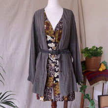 Load image into Gallery viewer, Light Flowy Olive Grey Jacket
