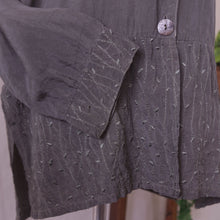 Load image into Gallery viewer, Light Flowy Olive Grey Jacket
