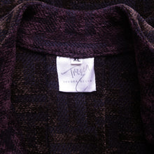 Load image into Gallery viewer, Woven Brown and Black Chenille Jacket
