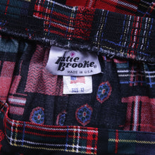Load image into Gallery viewer, Patchwork Print Plaid Midi Skirt
