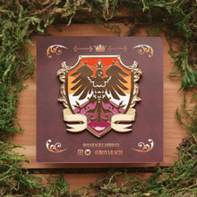 Load image into Gallery viewer, Lesbian Pride Harpy Enamel Pin
