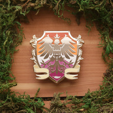 Load image into Gallery viewer, Lesbian Pride Harpy Enamel Pin
